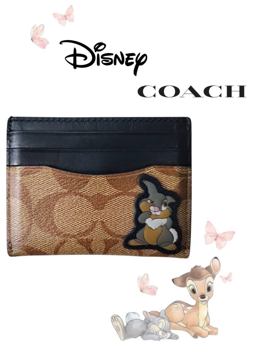 Coach x Disney Thumper Cardholder